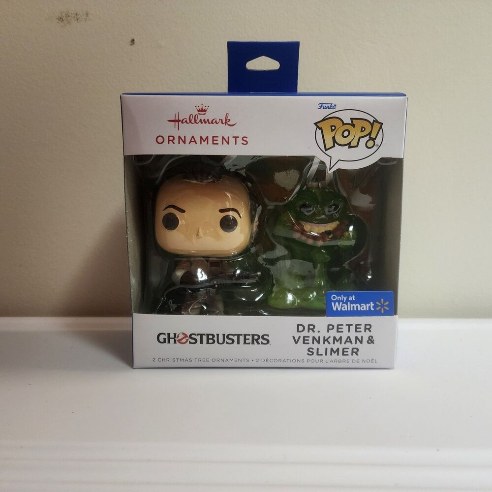 Hallmark Funko Pop & Buddy Dr. Peter Venkman &Slimer ** Walmart Exclusive